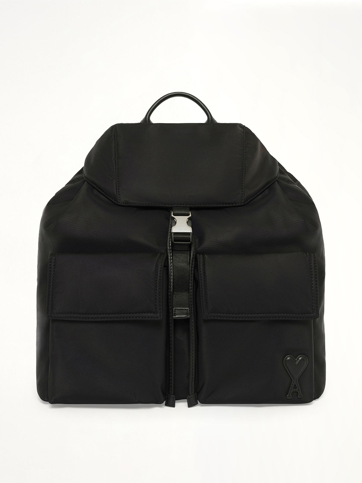 Flap Backpack Marcel in Black