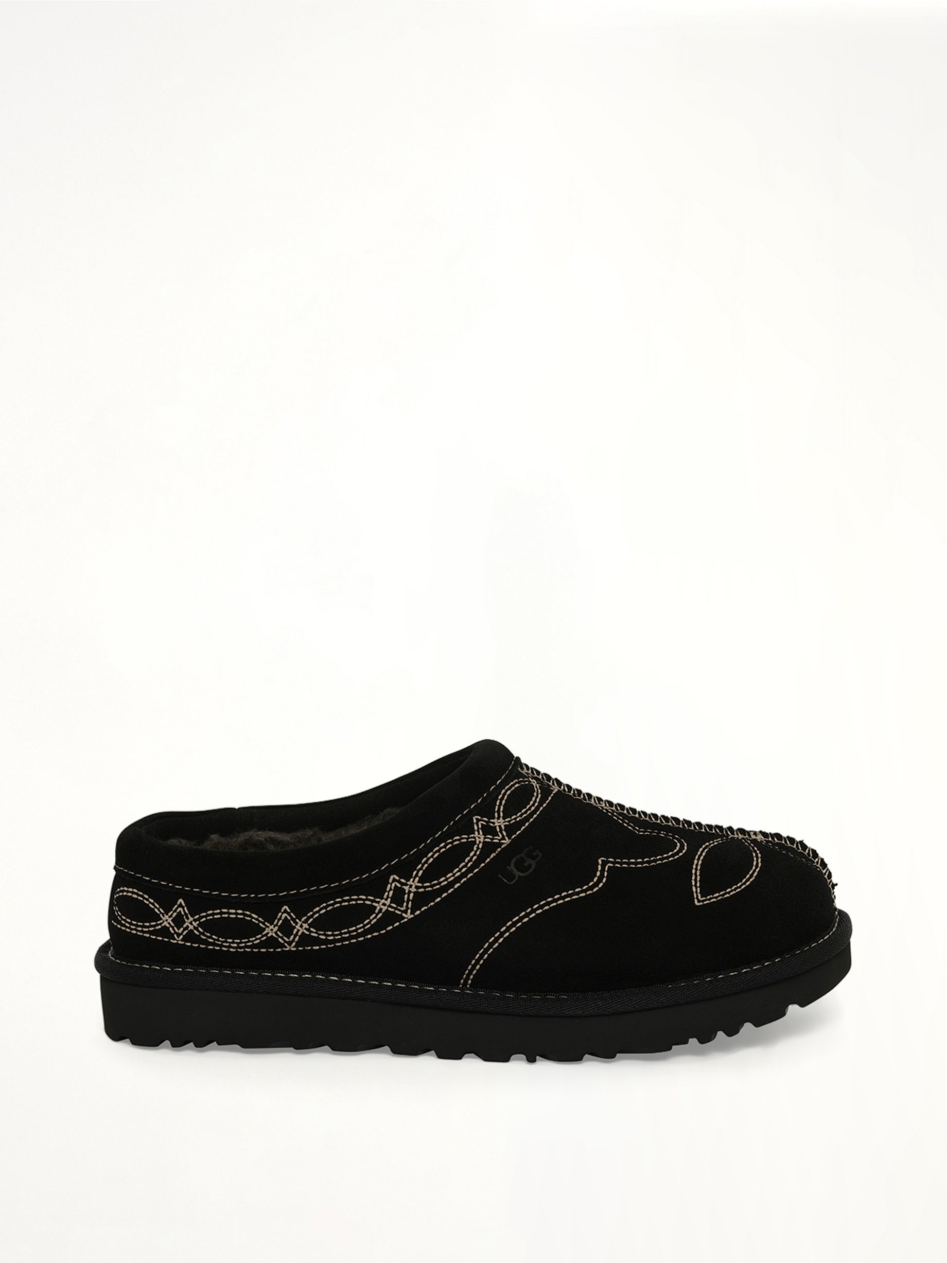 Tasman Western Slipper in Black