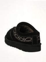 Tasman Western Slipper in Black