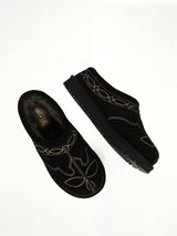 Tasman Western Slipper in Black