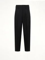 2 Pleats Suit Trouser in Black