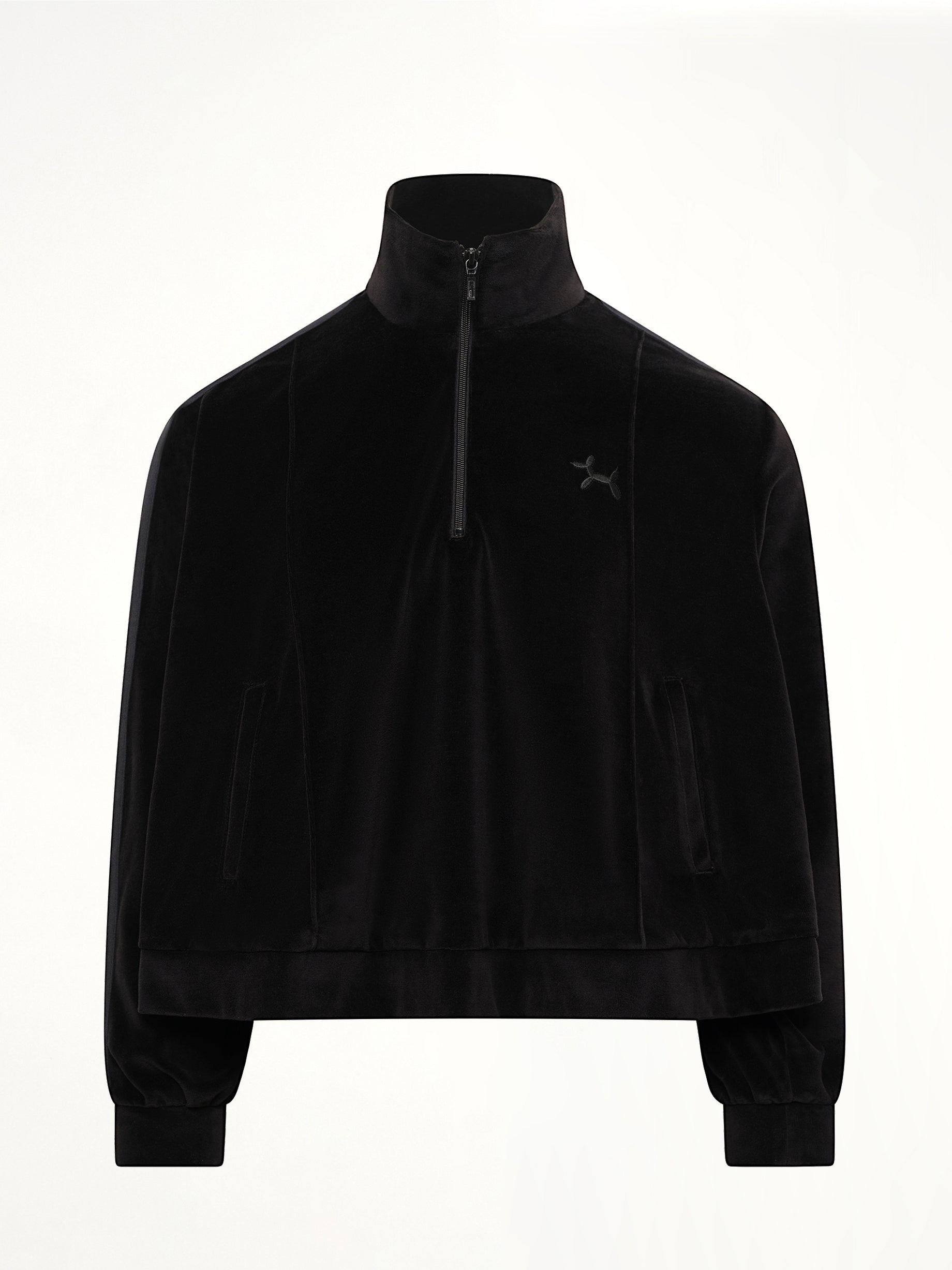Bubblegum Inflated Track Jacket in Black