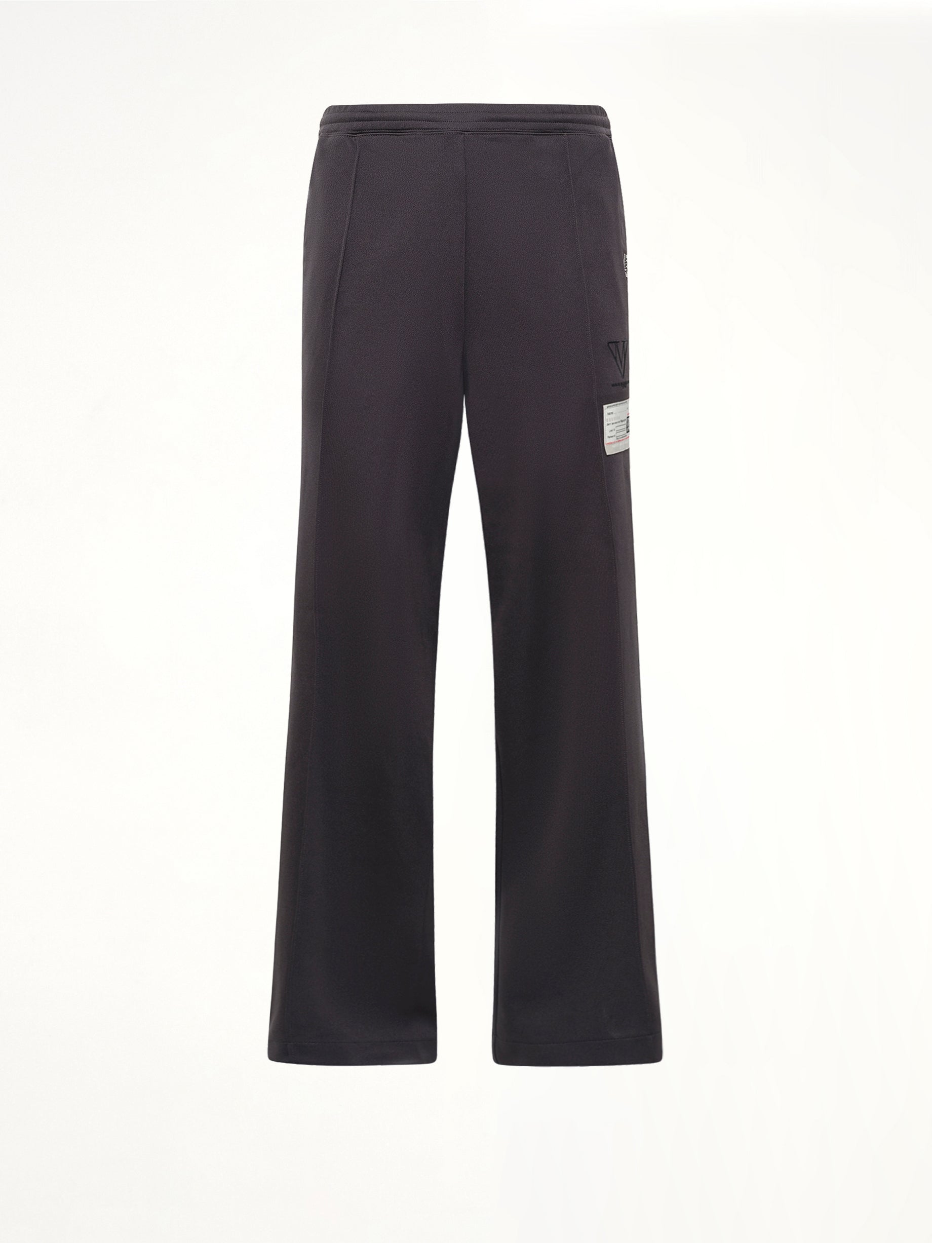 Folded Track Pants in Black