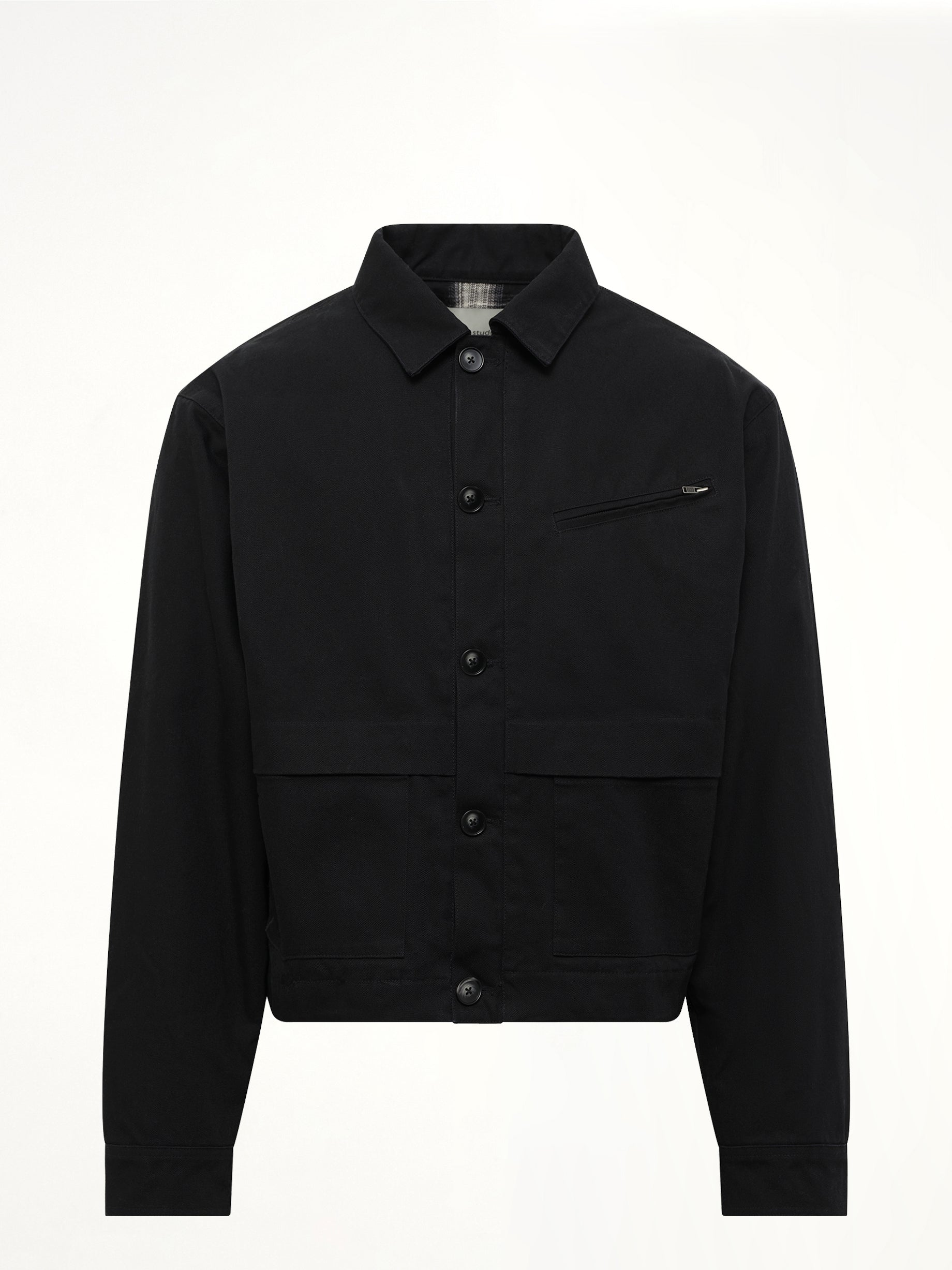 Hatch Jacket Cotton in Black