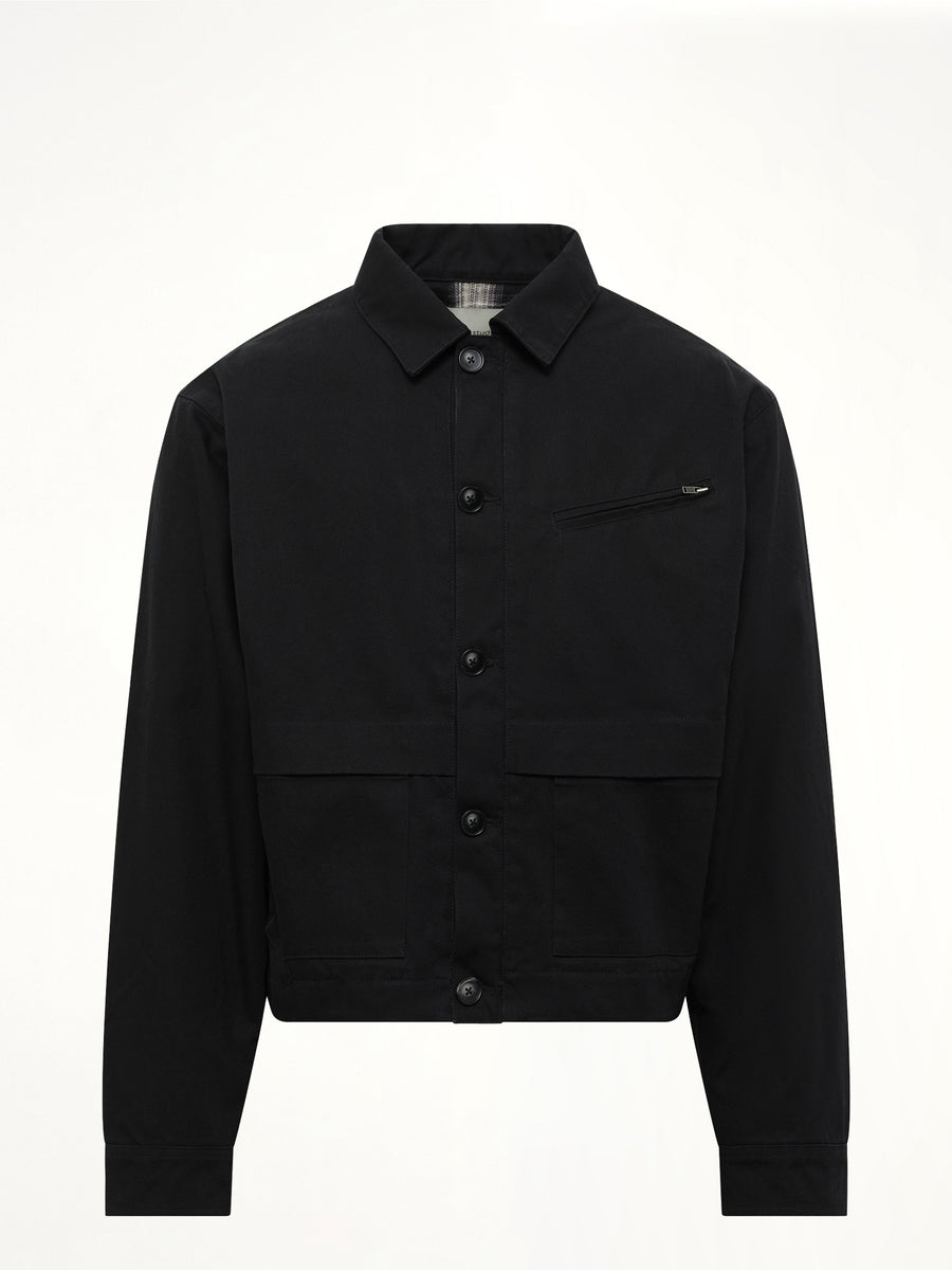 Hatch Jacket Cotton in Black