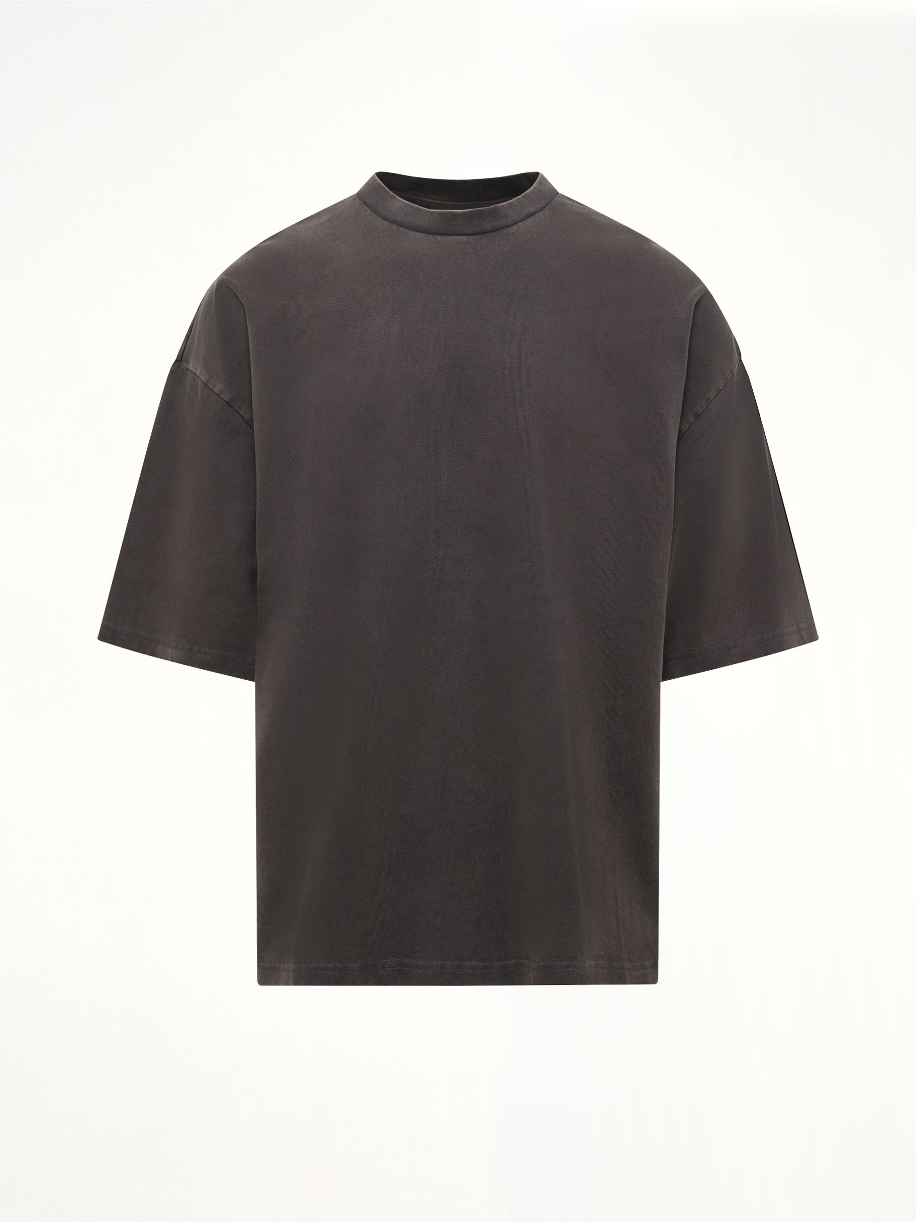Heavy Boxy T-Shirt in Washed Black