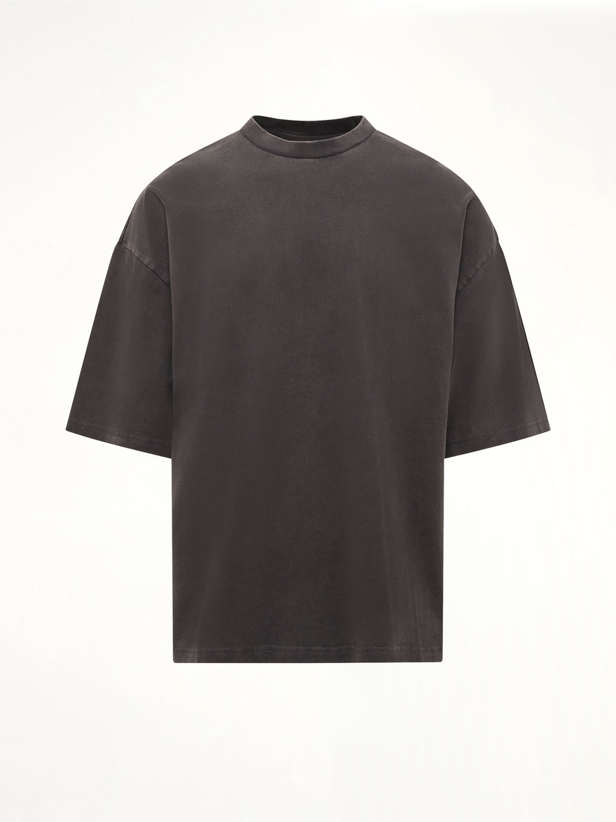Heavy Boxy T-Shirt in Washed Black