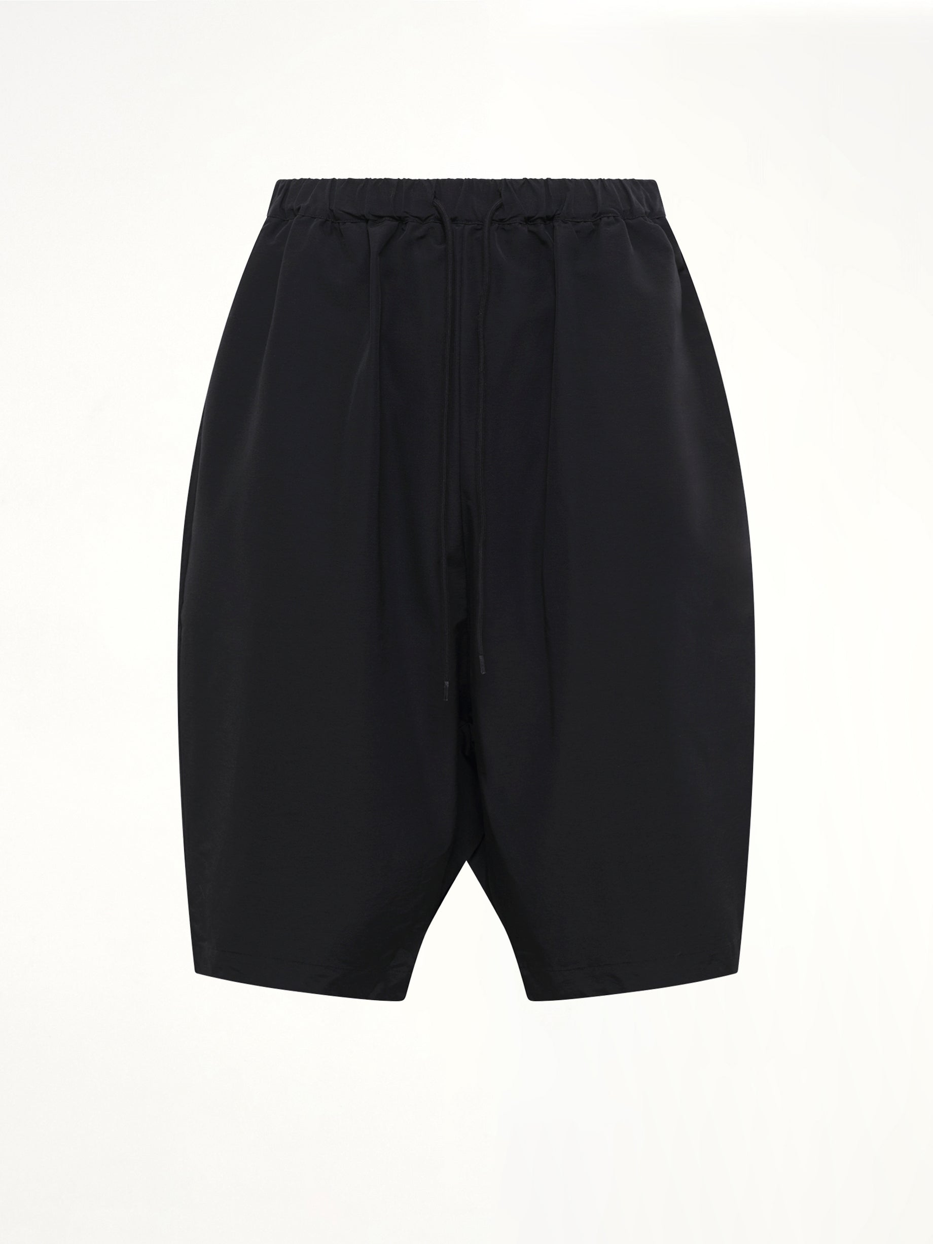 Nylon Taper Short in Black