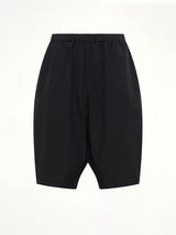 Nylon Taper Short in Black
