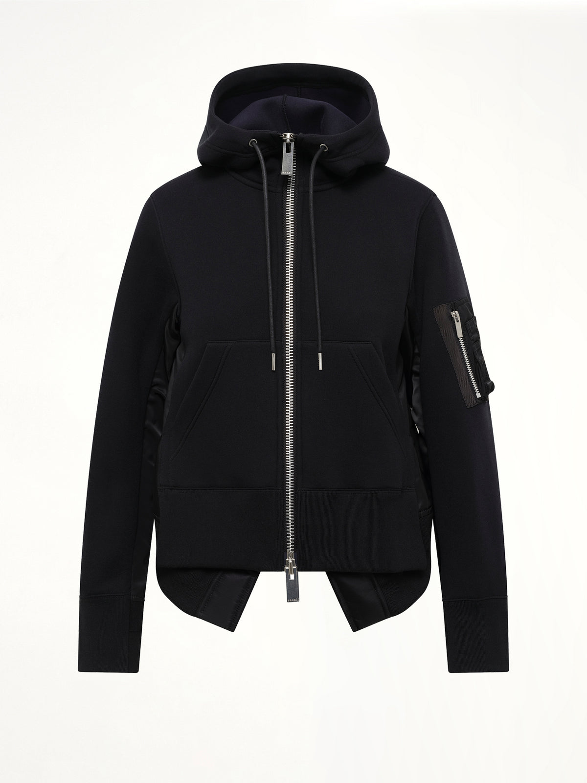 Runway Sponge Sweat Hoodie in Black