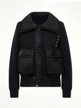 Sponge Sweat Blouson in Black