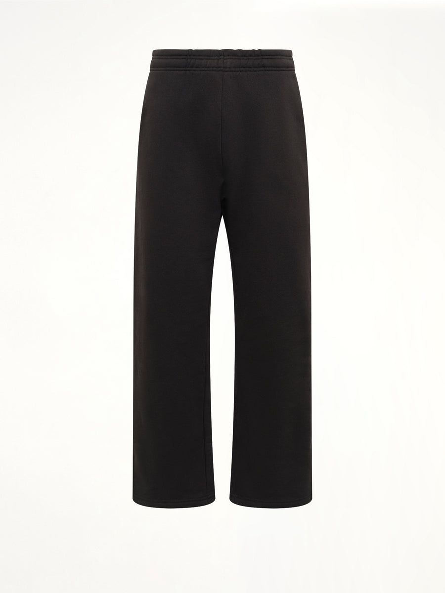 Straight Leg Sweatpant in Black