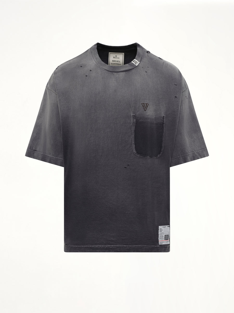 Sun Faded T-Shirt in Black