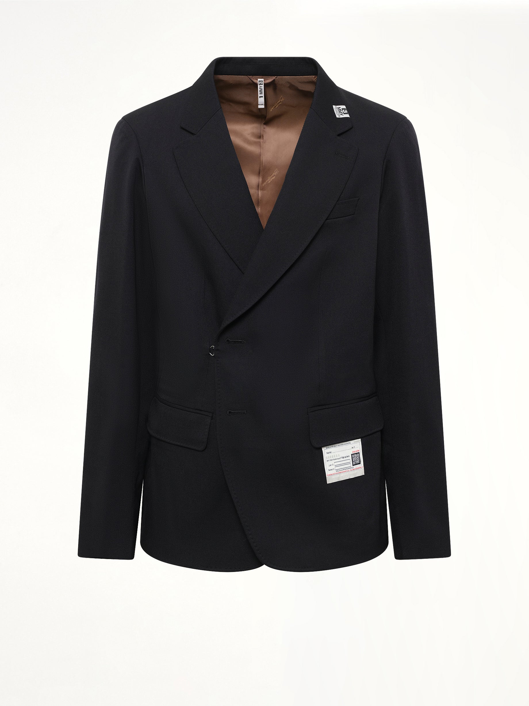 Switch Front Blazer in Black