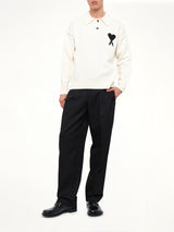 2 Pleats Suit Trouser in Black
