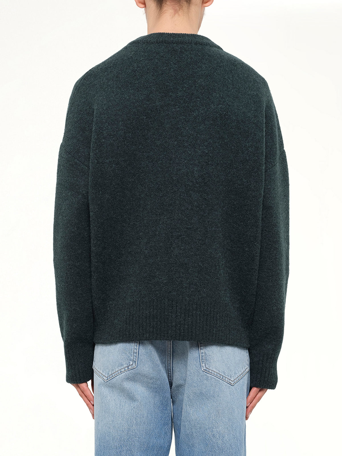 Ami De Coeur V Neck Cardigan in Green