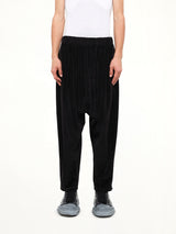 Bubblegum Inflated Track Pants in Black