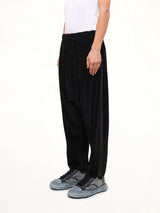 Bubblegum Inflated Track Pants in Black
