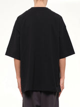 Cat Printed T-Shirt in Black