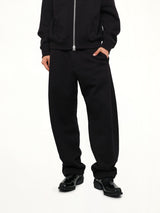 Cotton Jersey Pants in Black