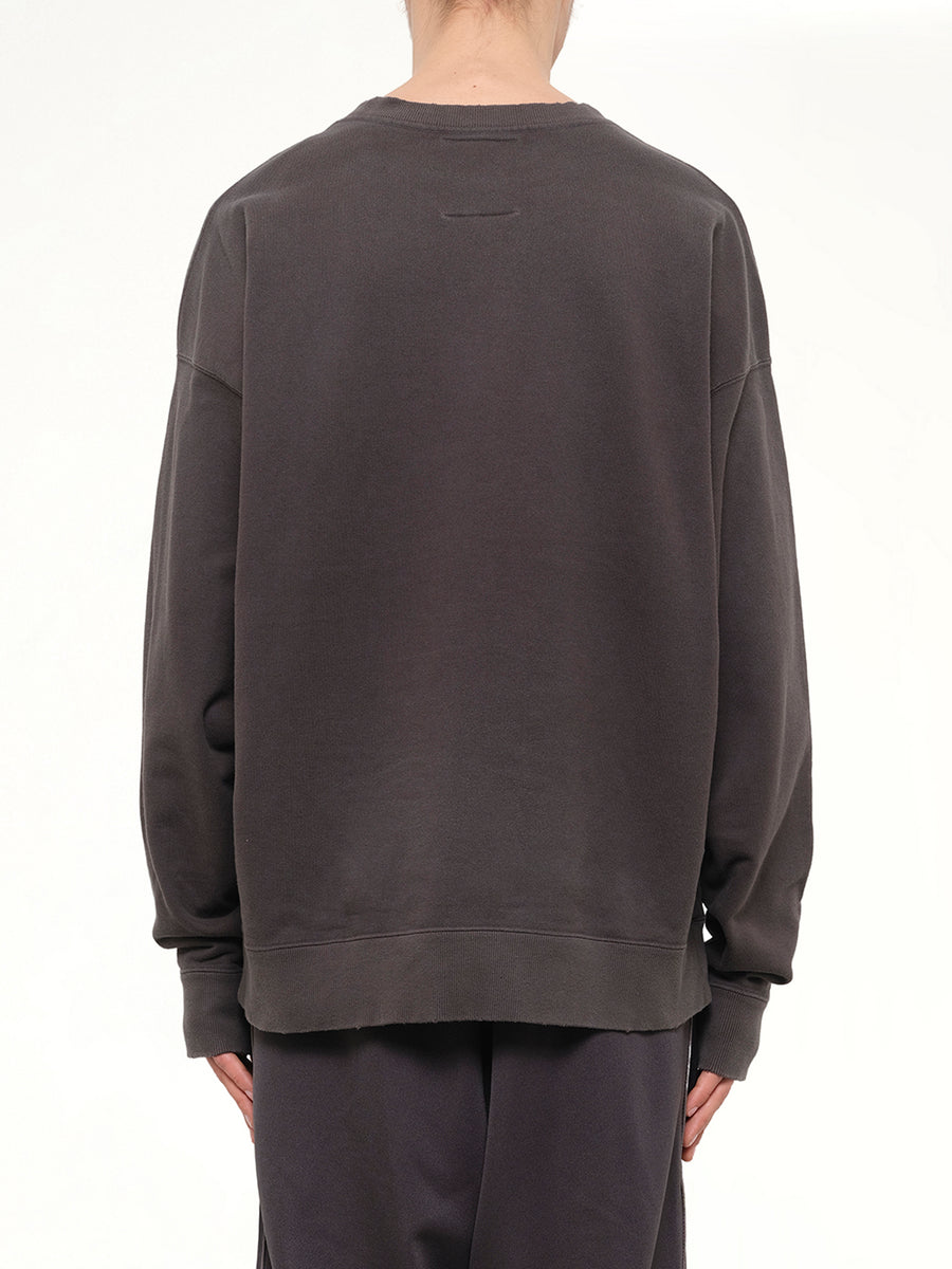 Don'T Tag Me. Printed Sweatshirt in Black