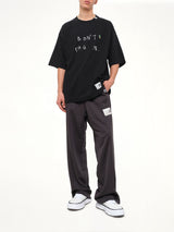 Don'T Tag Me. Printed T-Shirt in Black
