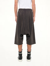 Drop Short in Washed Black