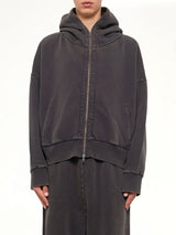 Eternal Zip Hoodie in Washed Black