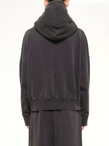 Eternal Zip Hoodie in Washed Black