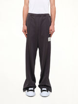 Folded Track Pants in Black