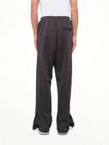 Folded Track Pants in Black