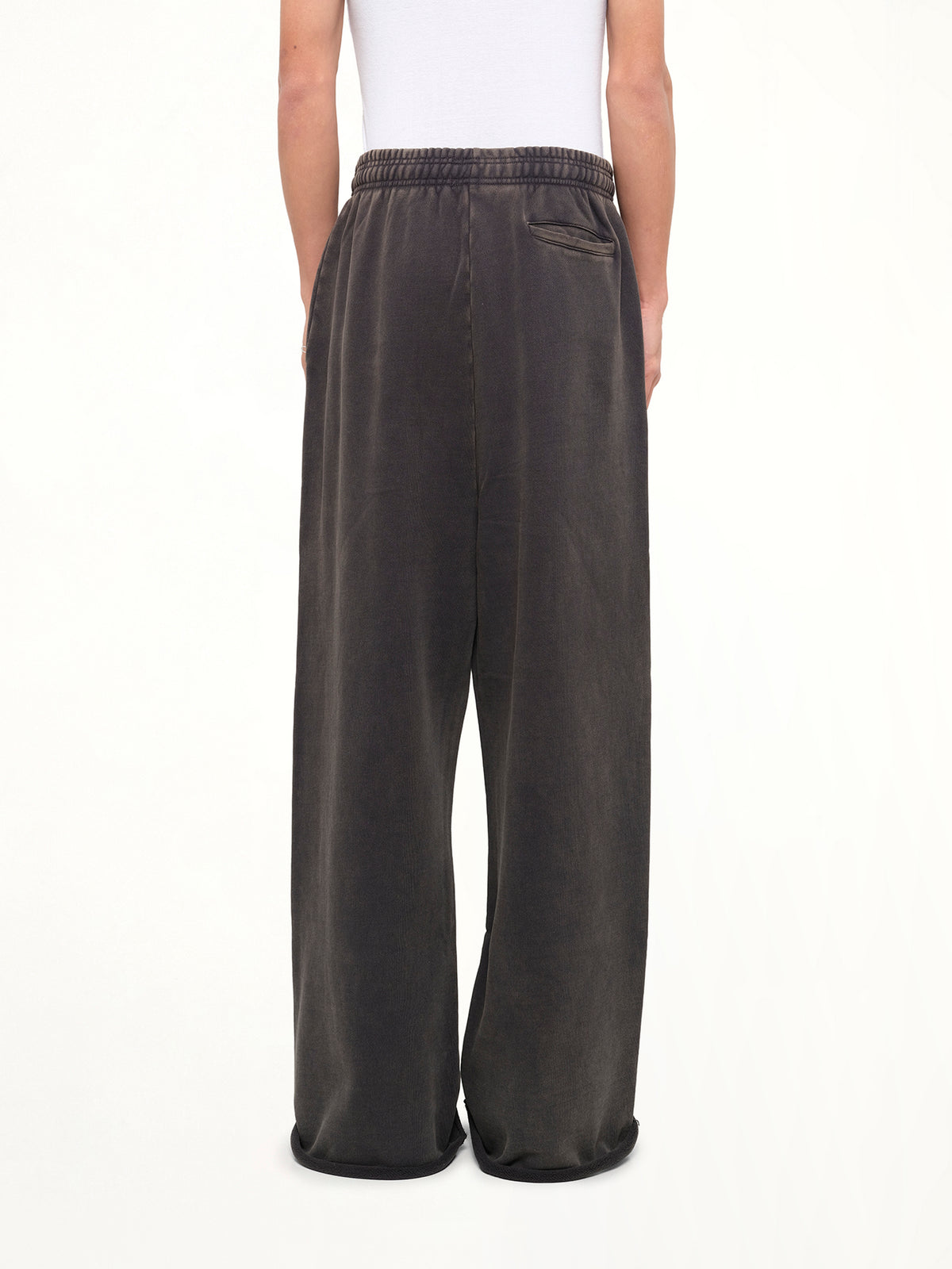 Full Sweatpant in Washed Black