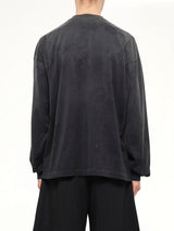 Gas Mask Bear Long Sleeve T-Shirt in Black