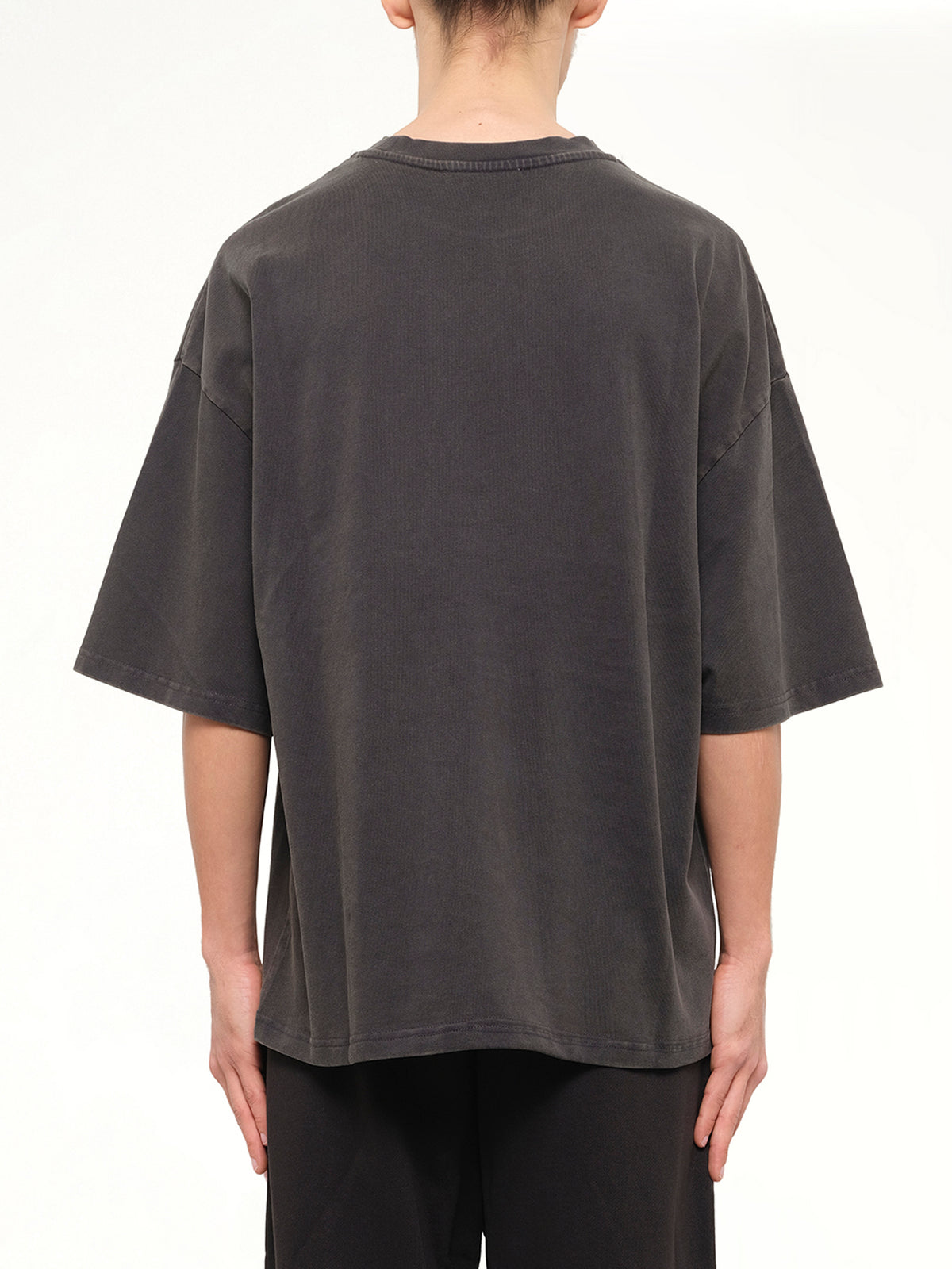 Heavy Boxy T-Shirt in Washed Black