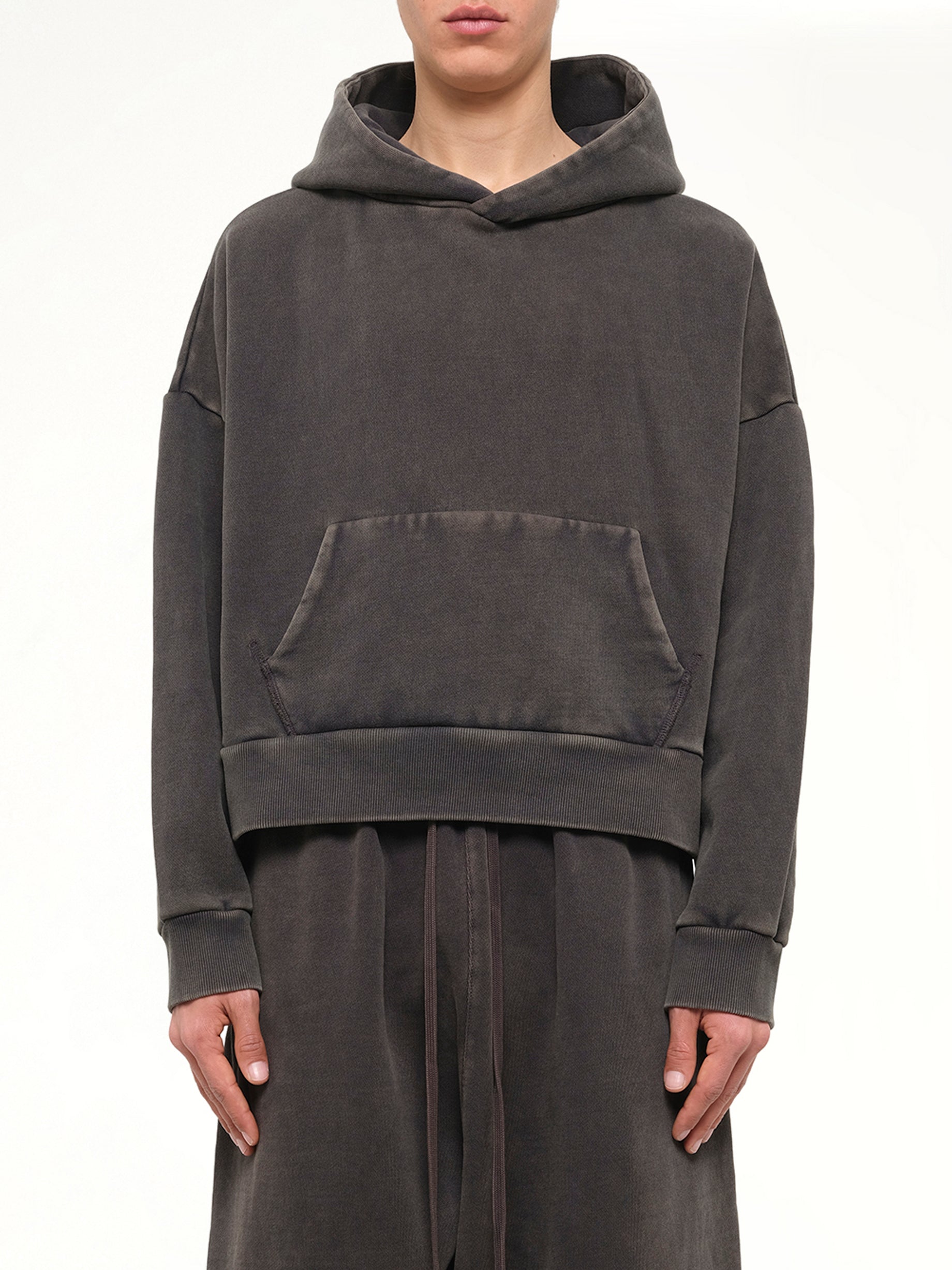 Heavy Hood in Washed Black