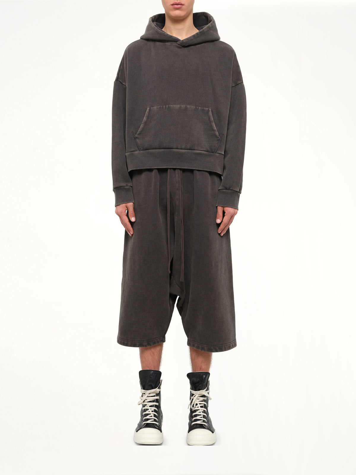 Heavy Hood in Washed Black