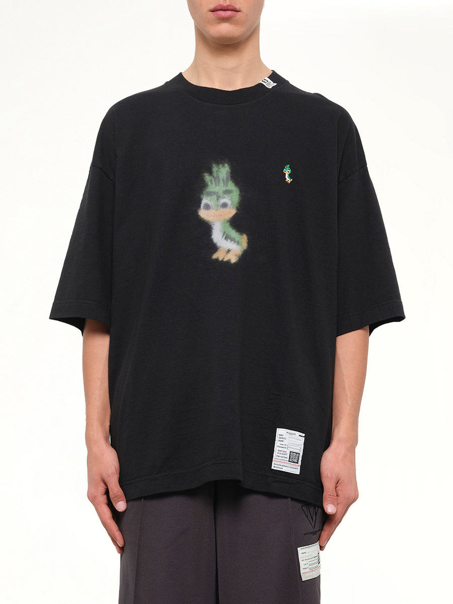 Leon Printed T-Shirt in Black
