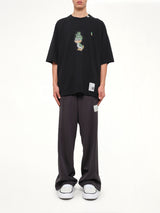 Leon Printed T-Shirt in Black
