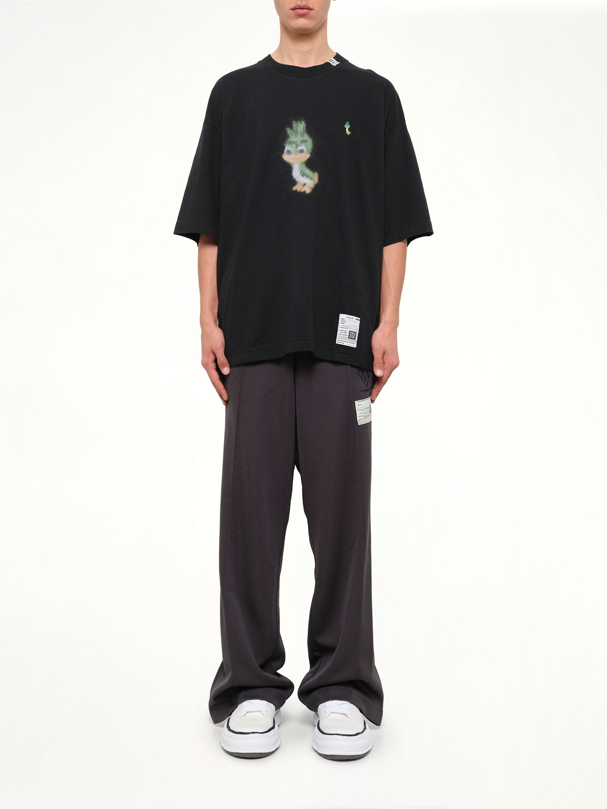 Leon Printed T-Shirt in Black