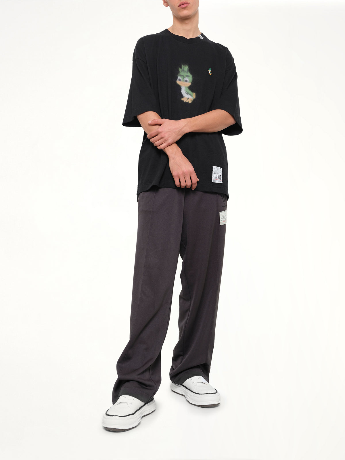 Leon Printed T-Shirt in Black