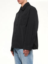 Padded Ami De Coeur Overshirt in Black