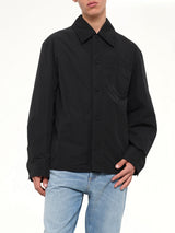 Padded Ami De Coeur Overshirt in Black
