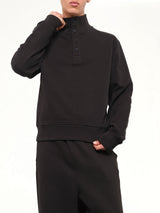 Port Pullover in Black