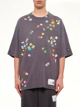 Price Sticker T-Shirt in Black