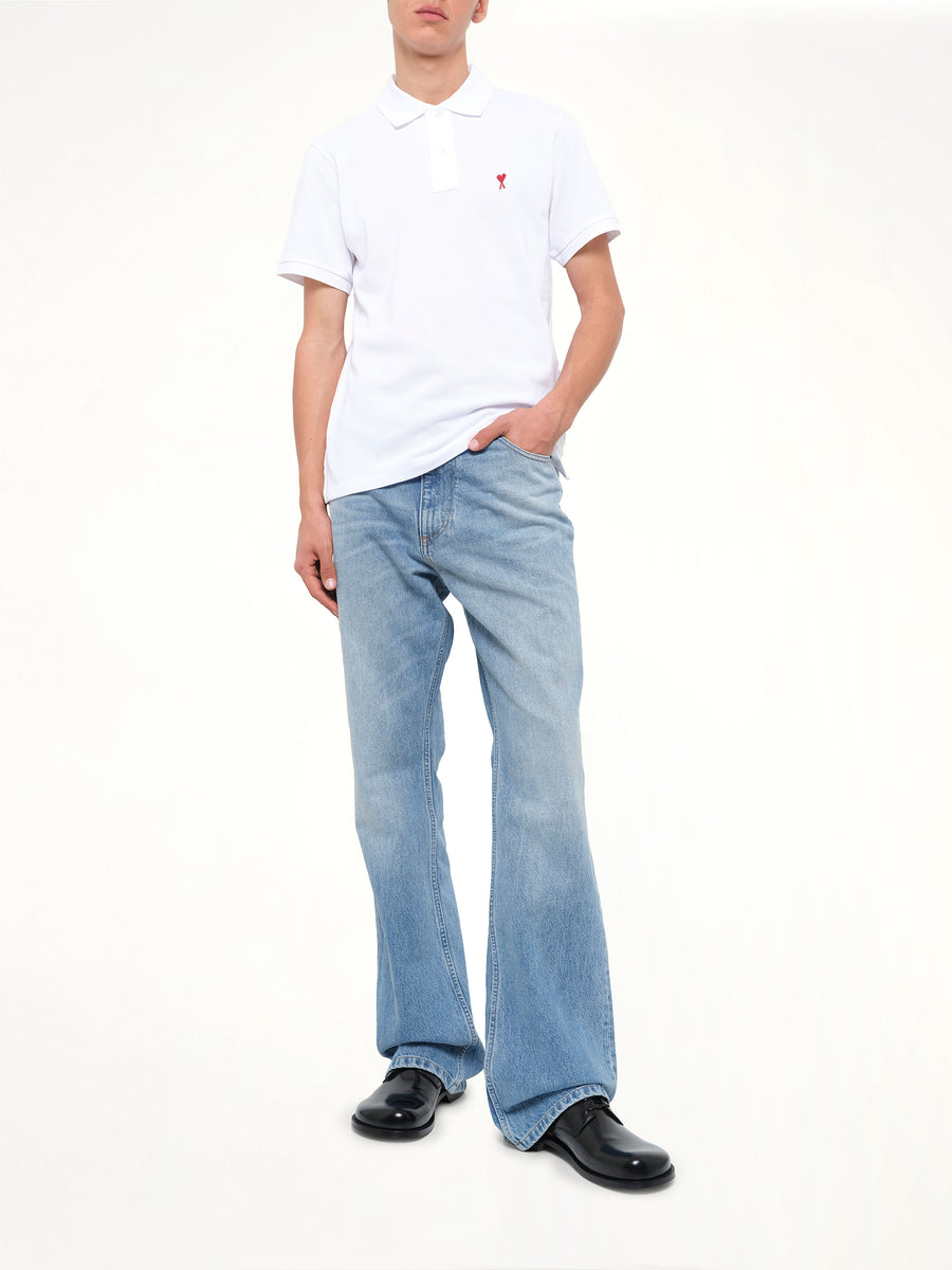 Ami De Coeur Polo in White