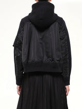 Runway Sponge Sweat Hoodie in Black
