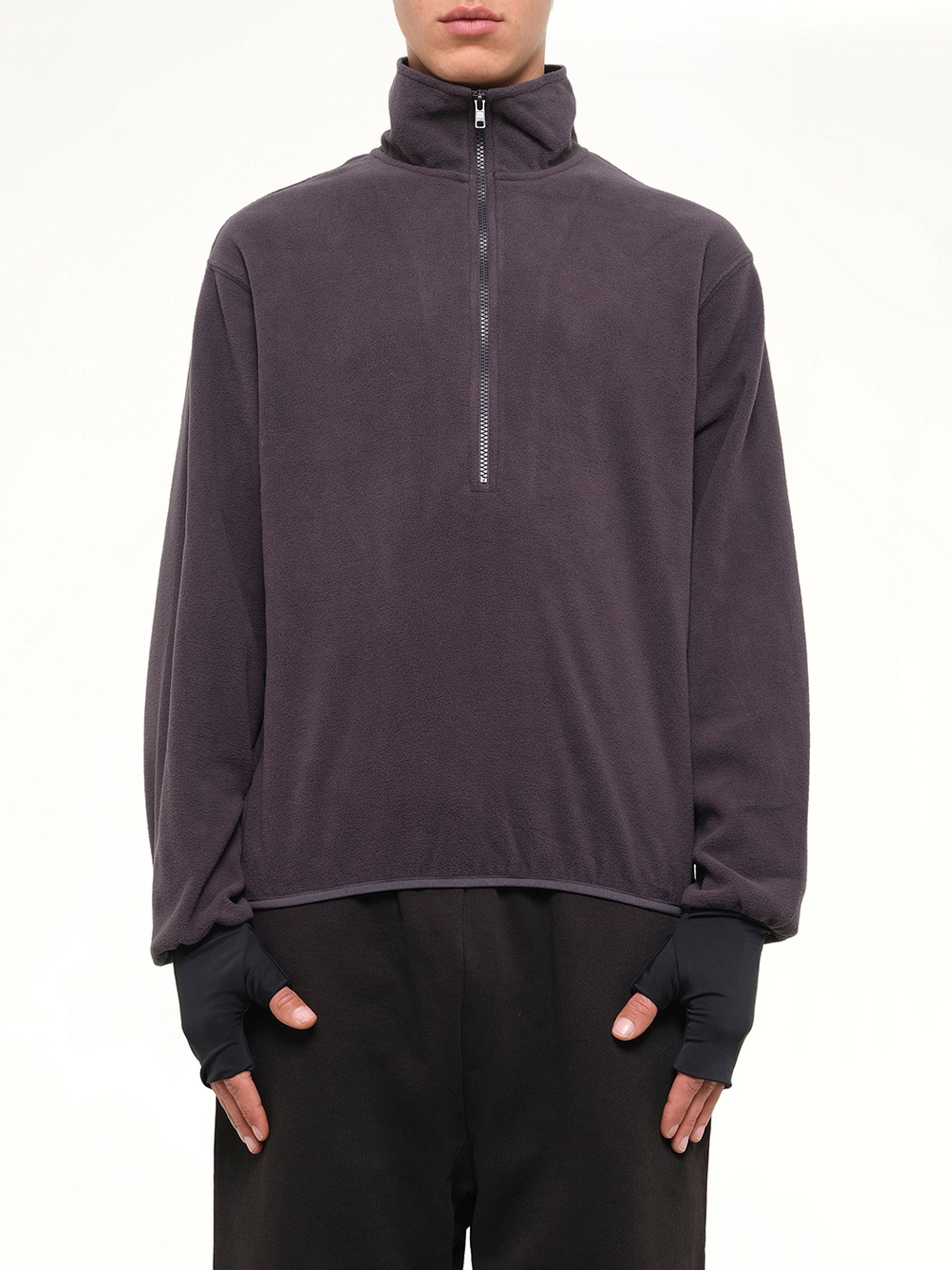 Shell Fleece in Black