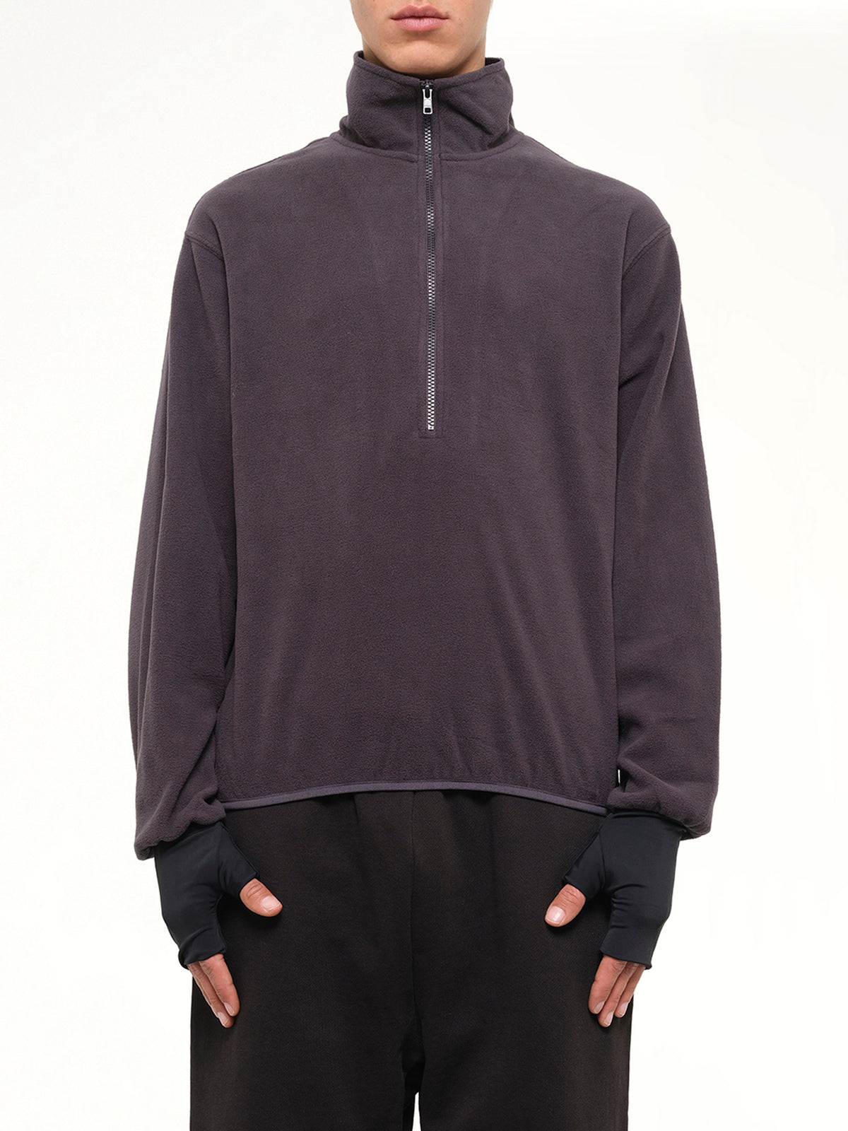 Shell Fleece in Black