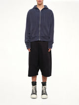 Slim Zip Up in Salted Navy