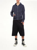 Slim Zip Up in Salted Navy